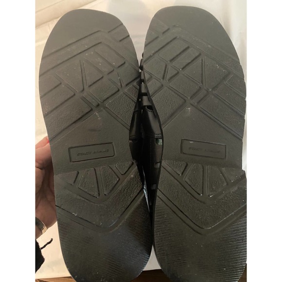 Stacy Adams Shoes Mens Stacy Adams Black Leather Fisherman Sandals